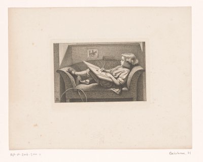 Il piccolo disegnatore da Hugo Bürkner