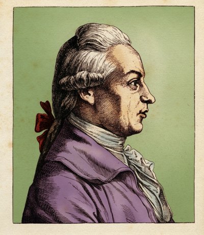 Johann Wilhelm von Archenholz (1854) (incisione) da Hugo Bürkner