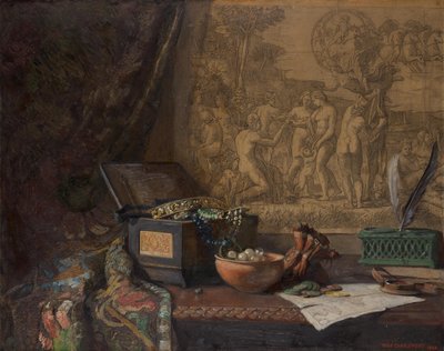 Natura morta con giudizio di Parigi da Hugo Charlemont
