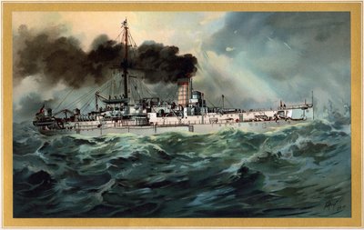 S.M. Nave da battaglia Baden da Hugo Graf