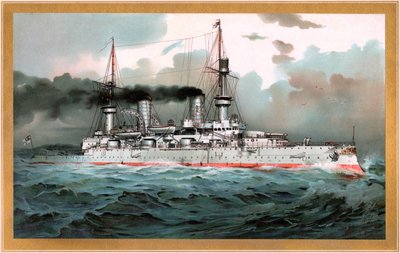 S.M. Nave da linea Kaiser Wilhelm II da Hugo Graf