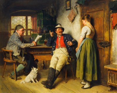 Figure in un interno da Hugo Kauffmann