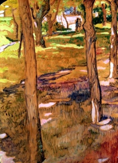 Figure in un paesaggio da Hugo Scheiber