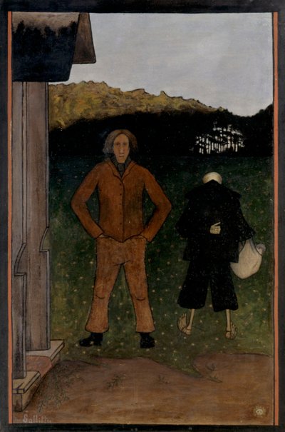 La morte e il contadino, 1896 da Hugo Simberg