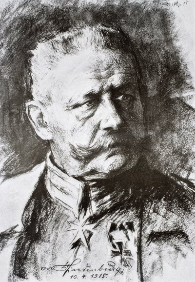 Generale Paul von Hindenburg da Hugo Vogel