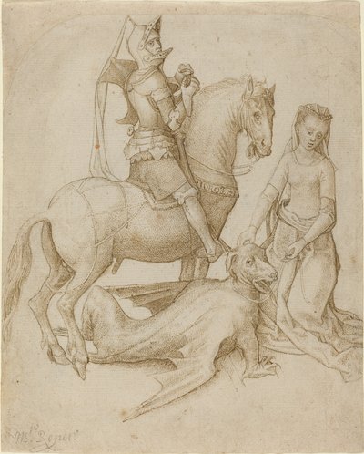San Giorgio e il drago da Hugo van der Goes