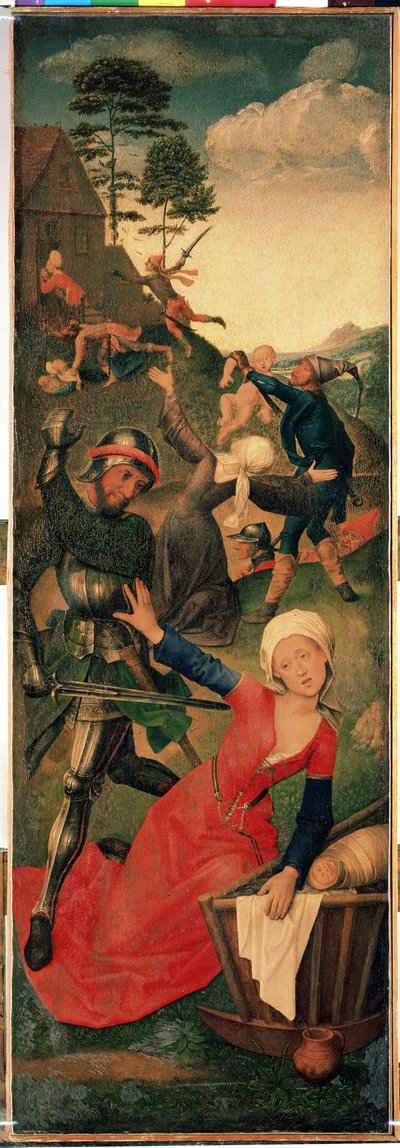 Il massacro degli innocenti (pannello destro) da Hugo van der Goes
