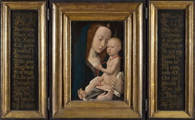 Vergine e Bambino, ca 1485 da Hugo van der, Goes