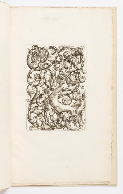 Tavola 3, da Diverses pièces de serruriers (Vari Disegni per Fabbri) da Hugues Brisville
