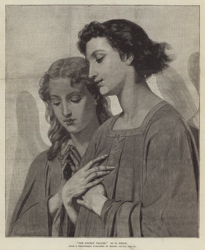 La preghiera degli angeli da Hugues Merle