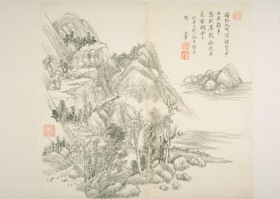Album dopo i vecchi maestri e poesie da Hui Wang