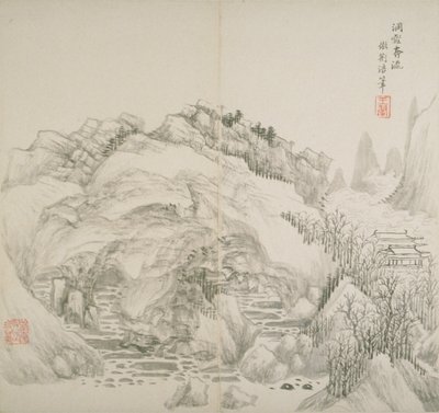 Album dopo i vecchi maestri e poesie da Hui Wang