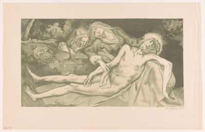 Compianto su Cristo da Huib Luns (signed by artist)