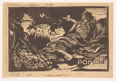 Pomona da Huib Luns (signed by artist)