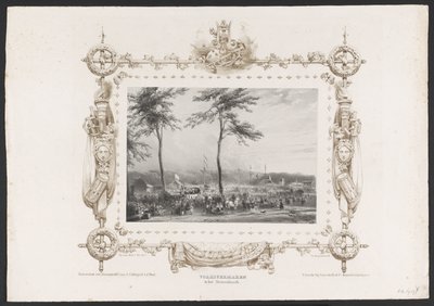 Fiera e altri divertimenti, 1836 da Huib van Hove Bz