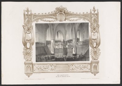 Parata con una tipografia, 1836 da Huib van Hove Bz