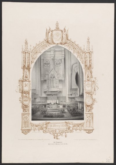 Promozione More Majorum, 1836 da Huib van Hove Bz