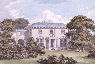 Progetto per la Facciata Nord di una Casa su Clapham Common per William Holme da Humphry Repton