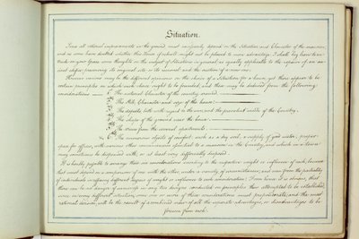 Libro Rosso: Welbeck da Humphry Repton