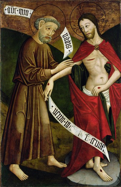 Cristo e San Tommaso, pannello dell