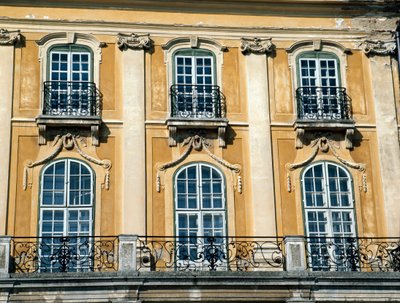 Facciata del palazzo Esterhazy da Hungarian School