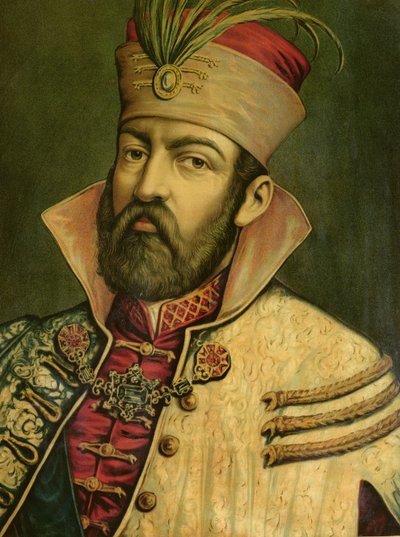 Miklos Zrinyi (1508-66), Ban di Croazia (1542-56) da Hungarian School