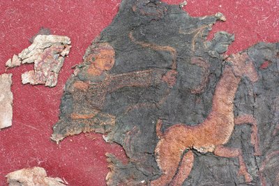 Dettaglio del tappeto da Hunnic Art
