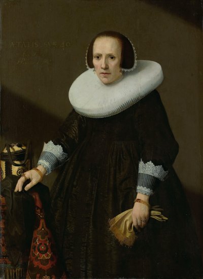 Ritratto di Geertruyd Reael, Moglie di Philips Denijs da Huygh Pietersz Voskuyl