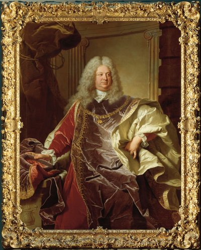 Ritratto di Philipp Ludwig Wenzel Conte di Sinzendorf da Hyacinthe Francois Rigaud
