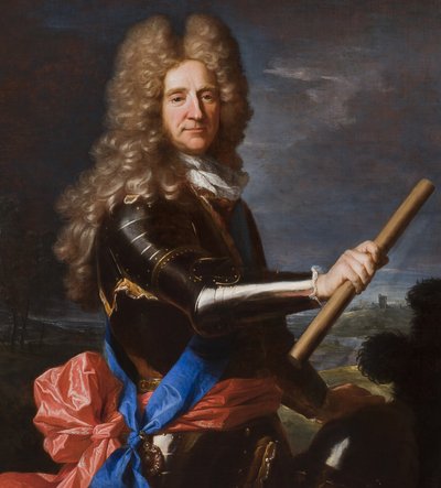 Dettaglio del ritratto di Hans Willem Bentinck, 1° Conte di Portland da Hyacinthe Francois Rigaud