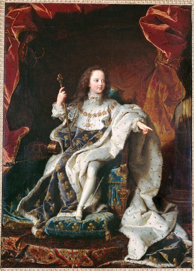 Luigi XV da bambino ... (dipinto su tela) da Hyacinthe Francois Rigaud