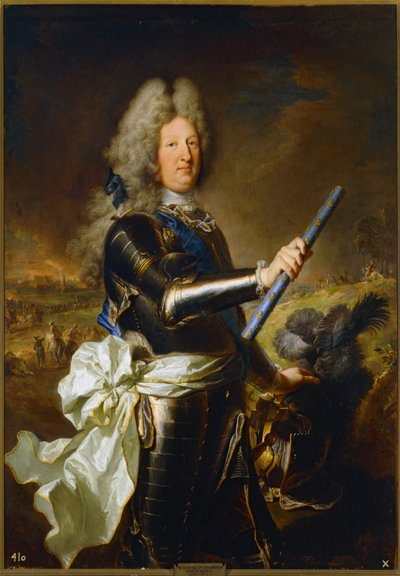 Luigi di Francia, Gran Delfino, padre del re Filippo V di Spagna... (dipinto su tela) da Hyacinthe Francois Rigaud