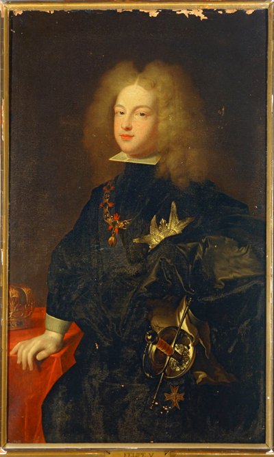 Filippo V di Spagna ... (dipinto su tela) da Hyacinthe Francois Rigaud