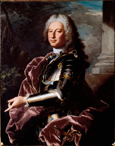 Ritratto di Giovanni Francesco II Brignole Sale (1695-1760) Doge di Genova e Ambasciatore della Repubblica di Genova in Francia sotto Luigi XV da Hyacinthe Francois Rigaud