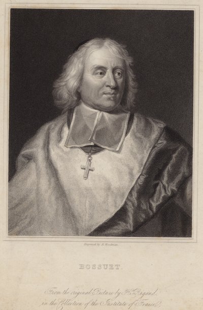 Ritratto di Jacques-Benigne Bossuet da Hyacinthe Francois Rigaud
