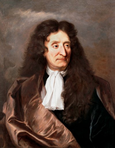 Ritratto di Jean de La Fontaine da Hyacinthe Francois Rigaud