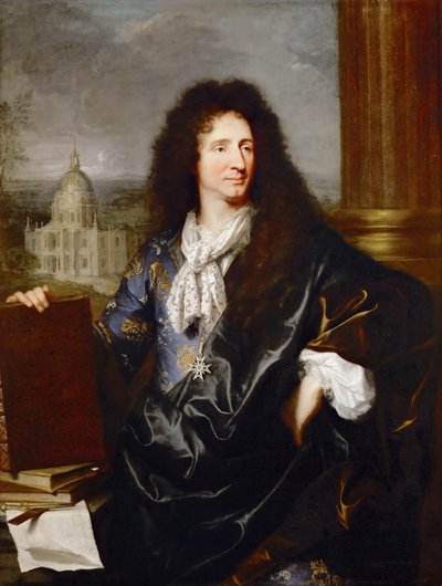 Ritratto di Jules Hardouin-Mansart da Hyacinthe Francois Rigaud
