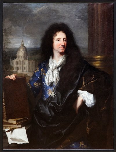 Ritratto di Jules Hardouin Mansart da Hyacinthe Francois Rigaud