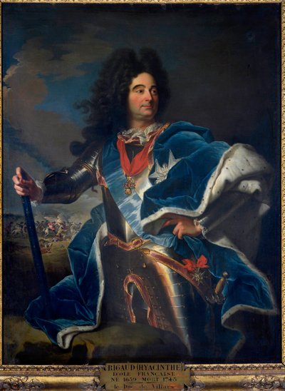 Ritratto di Louis Claude Hector Duca di Villars, maresciallo di Francia (1652-1734) con la collana dell