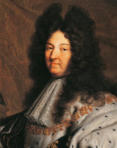 Ritratto di Luigi XIV di Francia, noto come Luigi il Grande o il Re Sole, dipinto di Hyancinthe Rigaud da Hyacinthe Francois Rigaud