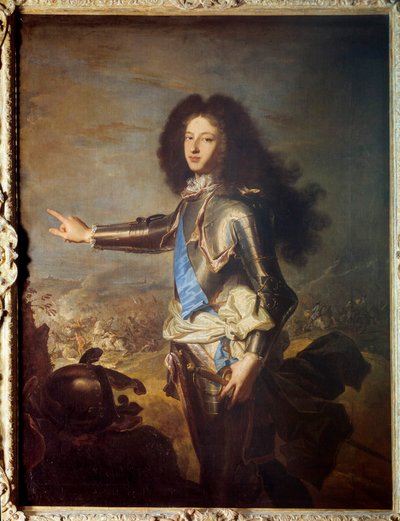 Ritratto di Luigi di Francia (1682-1712) Duca di Borgogna, padre di Luigi XV da Hyacinthe Francois Rigaud