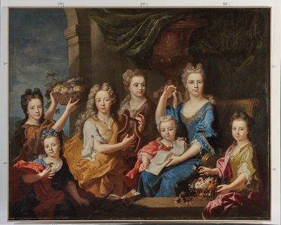 Ritratto dei figli di M. Bouette de Blémur, 1703 da Hyacinthe Francois Rigaud