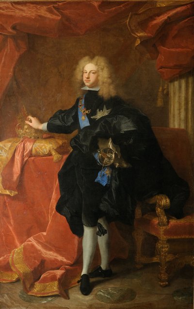 Filippo V, Re di Spagna, 1701 da Hyacinthe François Honoré Rigaud