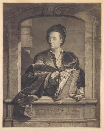 Dottor Claude Deshais Gendron, inciso da J. Daulle da Hyacinthe Francois Rigaud