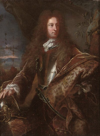Ritratto di un gentiluomo, tradizionalmente identificato come John Churchill, 1° Duca di Marlborough da Hyacinthe Francois Rigaud
