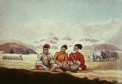 Tre Musicisti in Tibet da Hyder Jung Hearsey