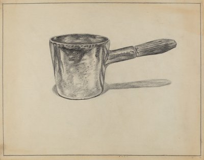 Mestolo di peltro da Hyman Pearlman