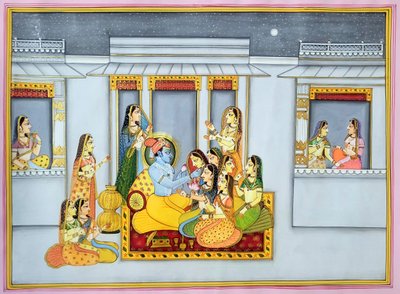 Krishna e le Gopi di notte da IMAGINEERS STUDIO