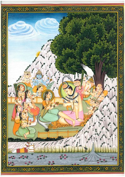 Raduno divino di Shiva e Parvati da IMAGINEERS STUDIO