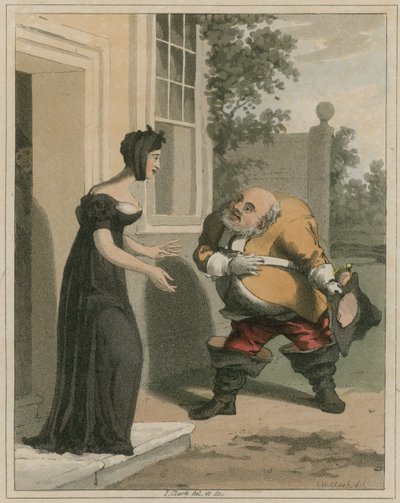 Illustrazione da Hudibras di Samuel Butler da I Clark
